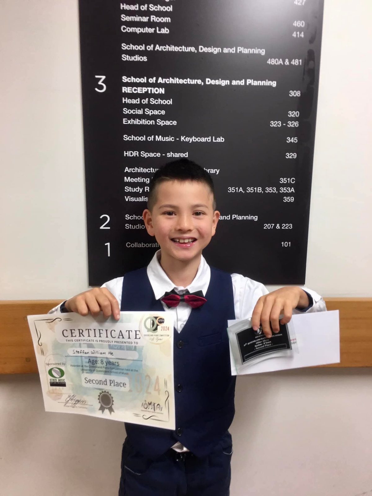 Steffan — 2024 Second Place, Queensland Piano Competition