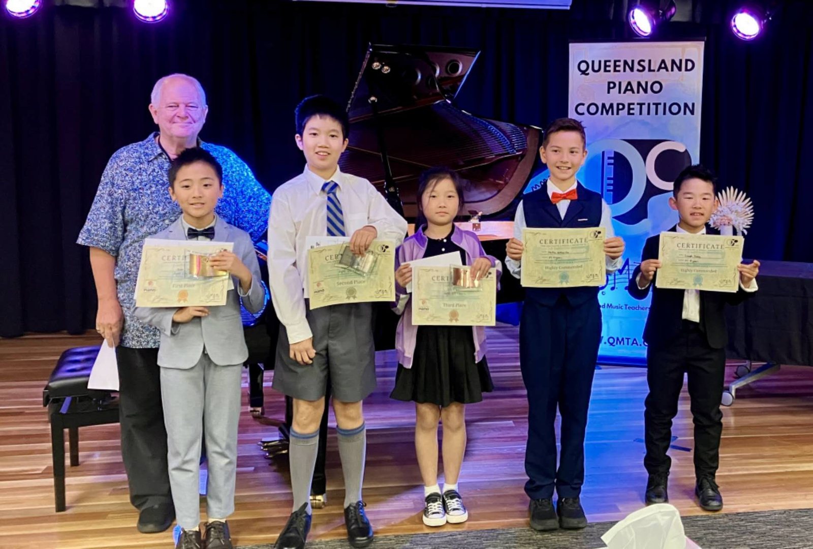 Steffan at the 2026 Queensland Piano Competition