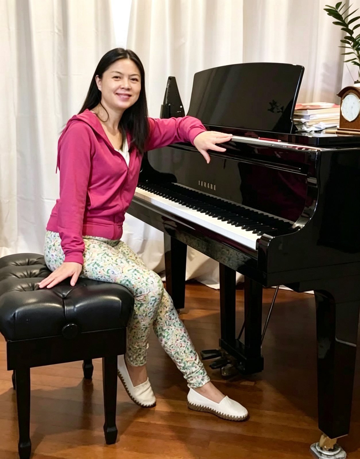 Ms Liping, piano teacher